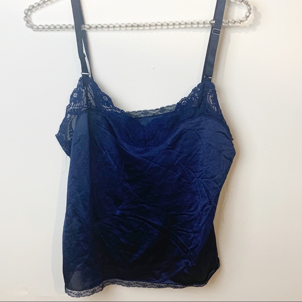 Undercover Wear Size‎ Medium Vintage Blue Lingerie Tank Top